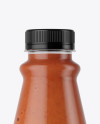 Plastic Bottle with Sauce Mockup