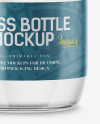 Clear Glass Bottle With Tonic Mockup