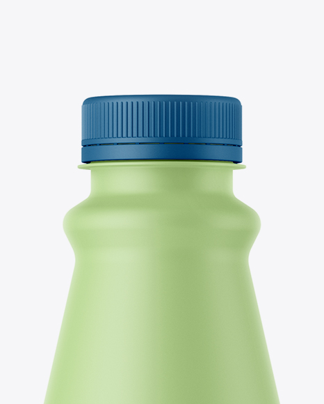 Matte Plastic Bottle Mockup