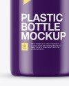 Glossy Plastic Bottle Mockup