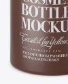 Matte Cream Bottle Mockup - High-Angle Shot