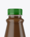 Plastic Bottle with Sauce Mockup