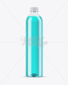 Clear PET Bottle With Soft Drink Mockup