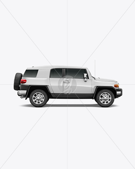 Off-Road SUV Mockup - Side View