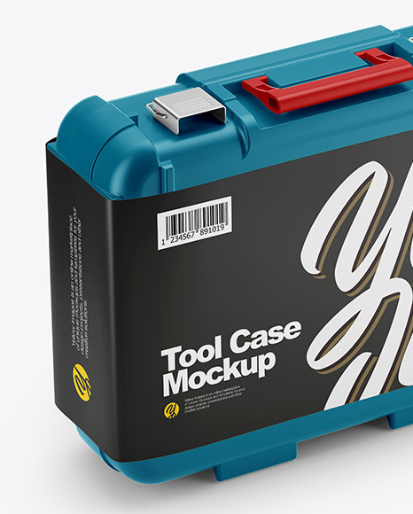 Tool Case Mockup - Half Side View