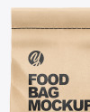 Kraft Paper Food Bag Mockup