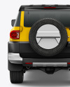 Off-Road SUV Mockup - Back View