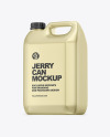 Metallic Jerrycan Mockup