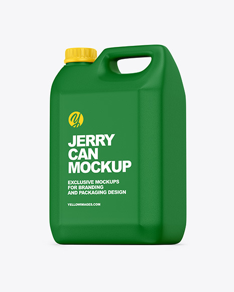 Textured Jerrycan Mockup