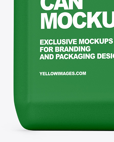 Textured Jerrycan Mockup