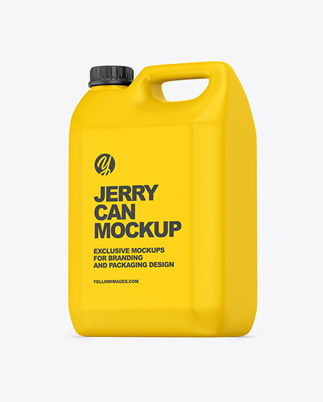 Plastic Jerrycan Mockup