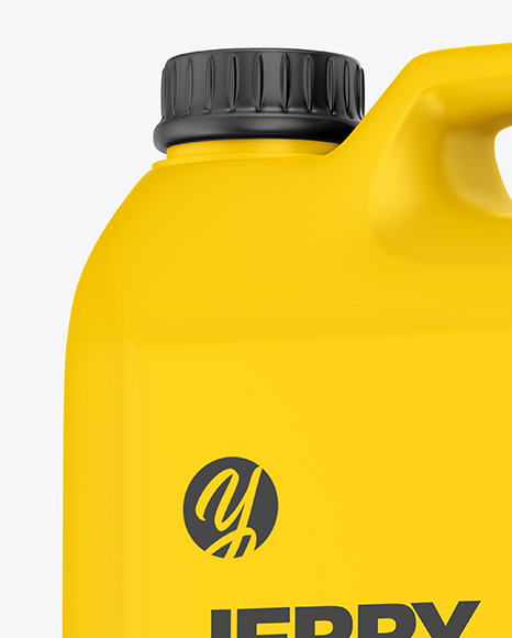 Plastic Jerrycan Mockup