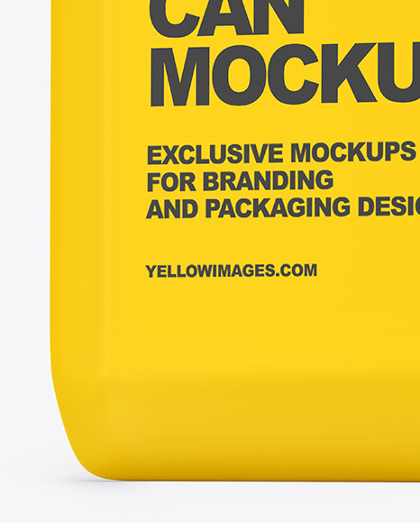 Plastic Jerrycan Mockup