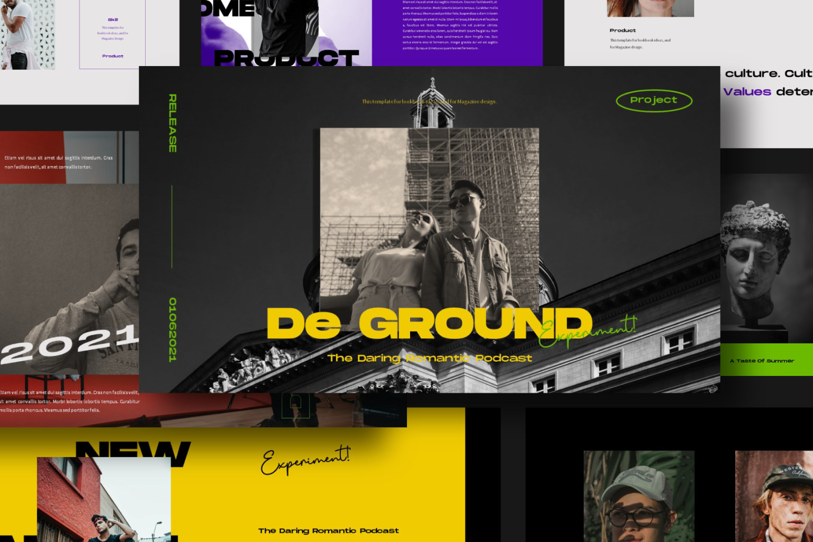 De Ground Powerpoint Template