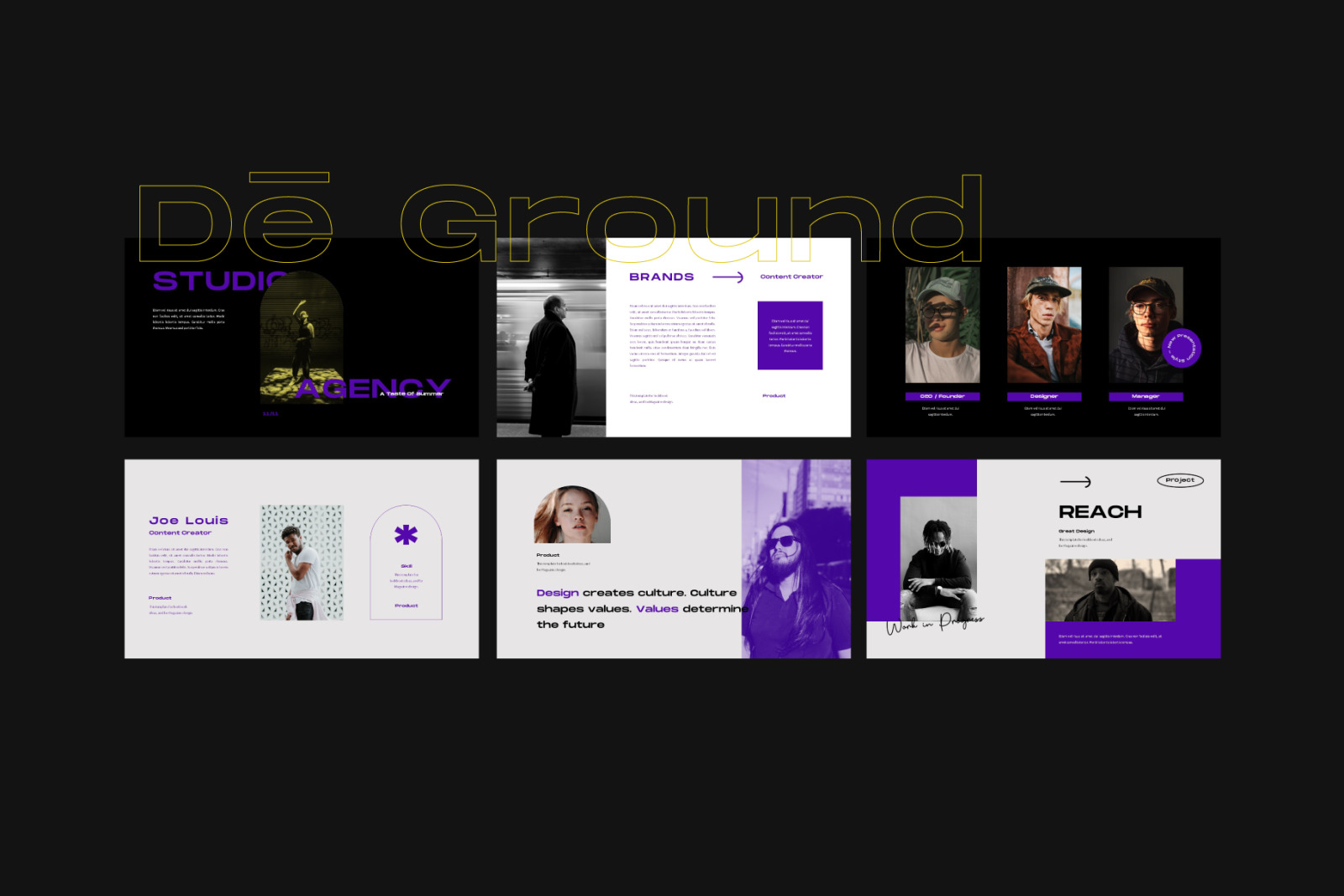 De Ground Keynote Template De Ground Keynote Template