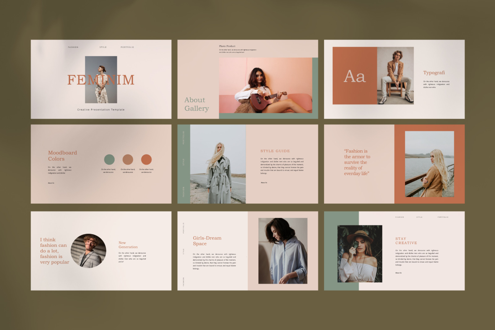 Feminim Powerpoint Template