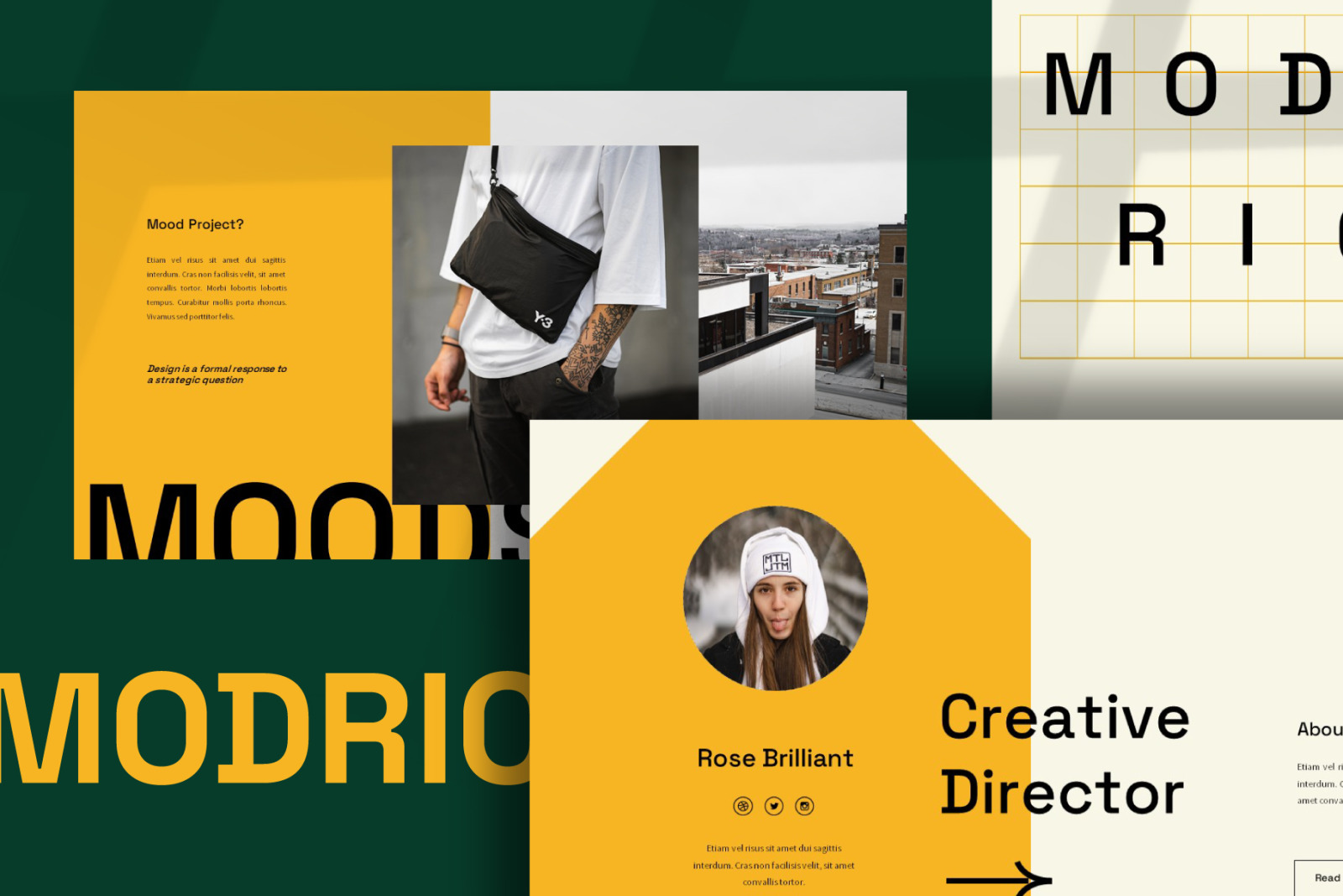 MODRIC Powerpoint Template