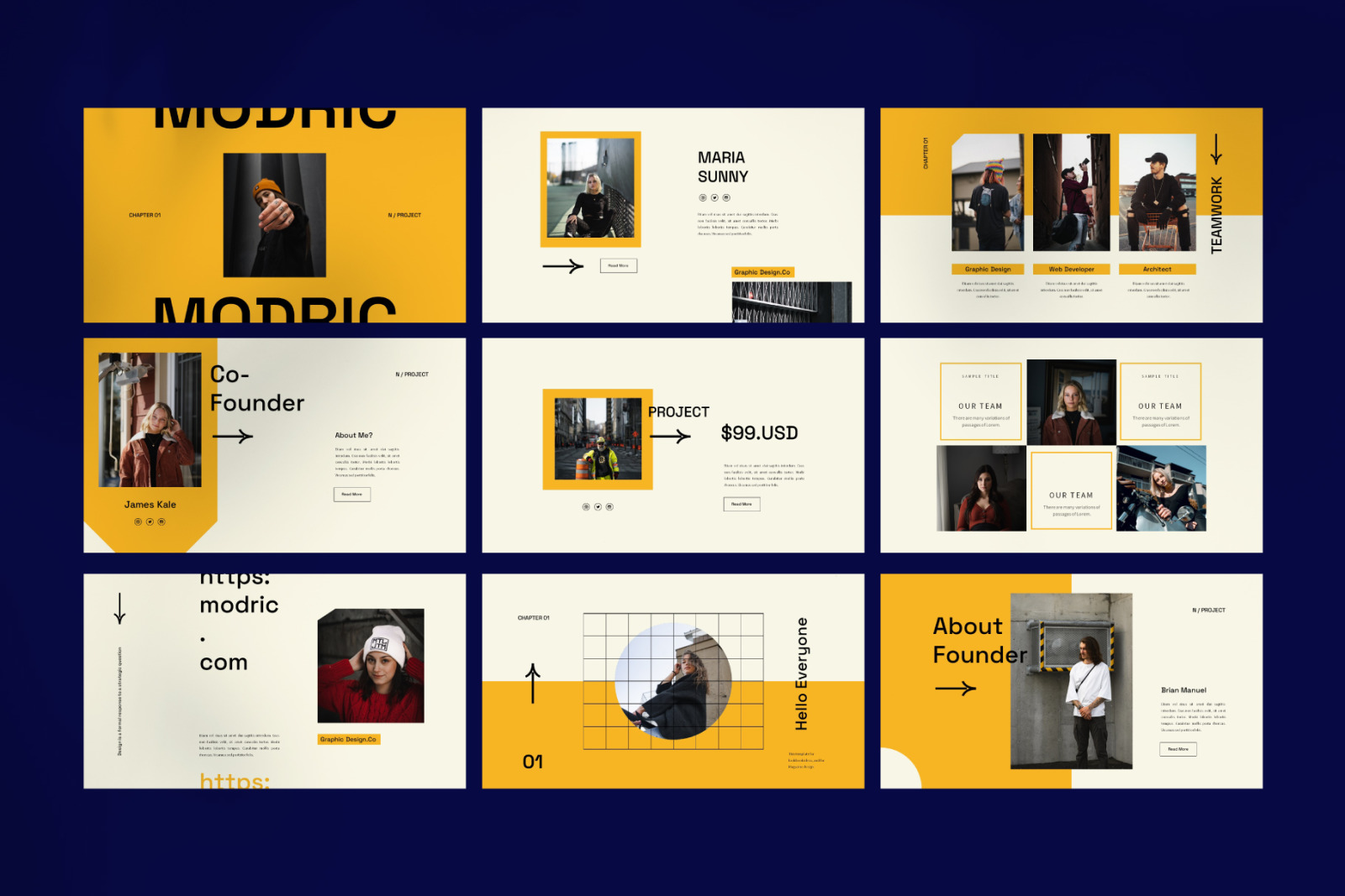 MODRIC Powerpoint Template MODRIC Powerpoint Template