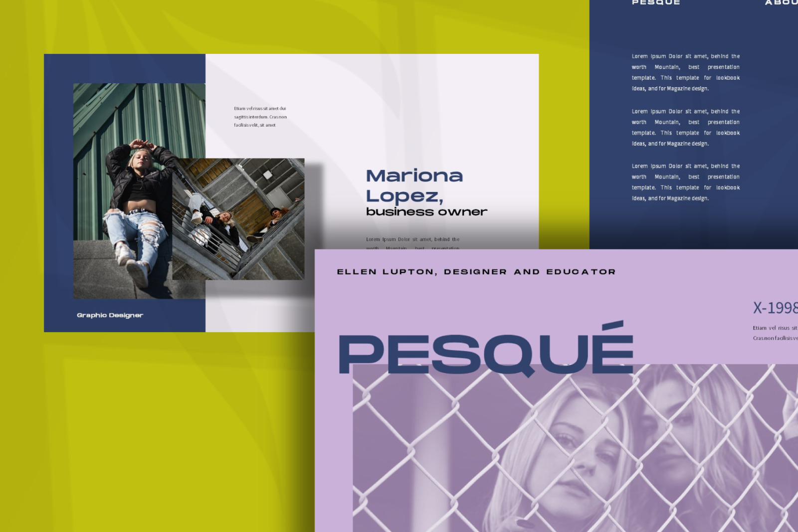 PESQUE Powerpoint Template PESQUE Powerpoint Template