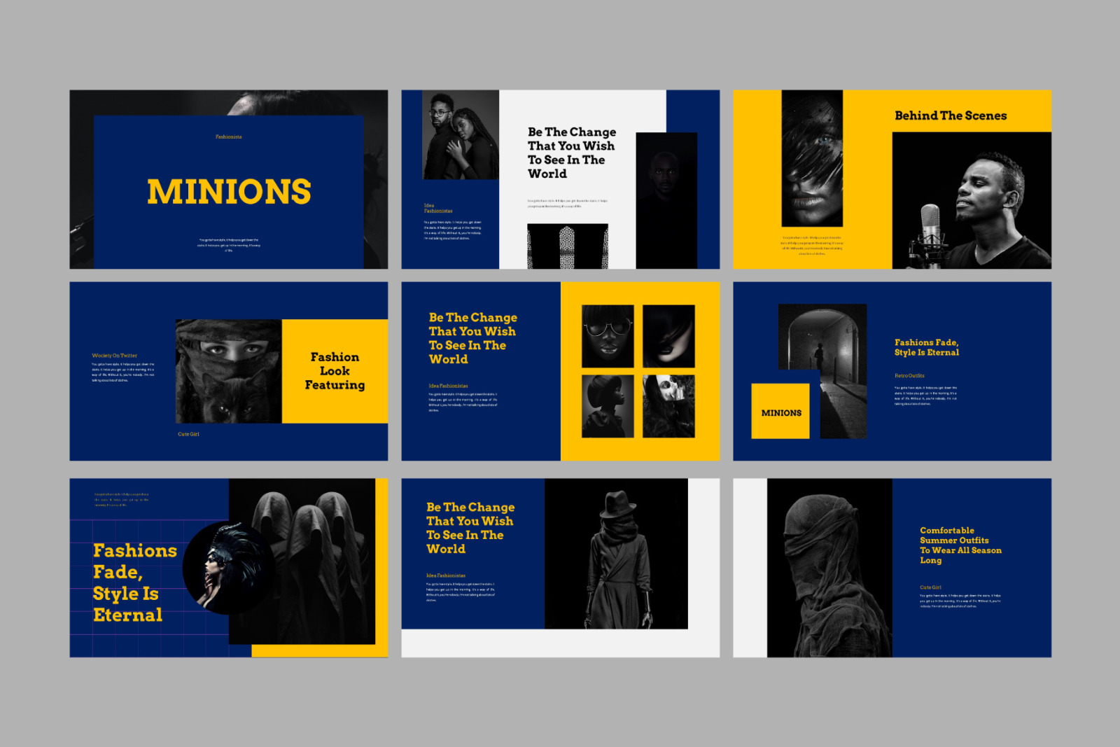 Minion Powerpoint Template Minion Powerpoint Template