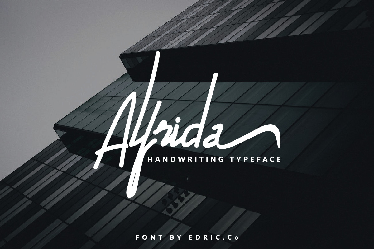 Alfrida Signature Script Font Alfrida Signature Script Font