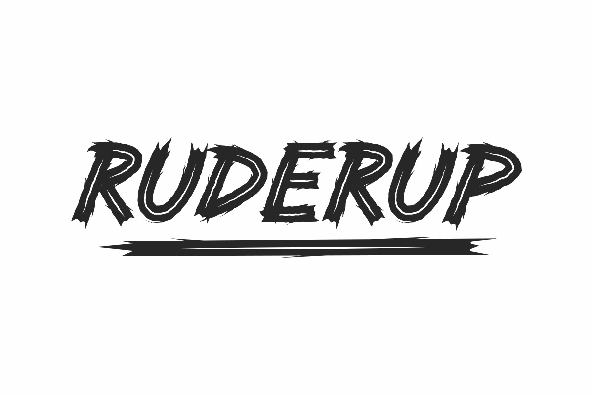 RUDERUP Grunge Font RUDERUP Grunge Font