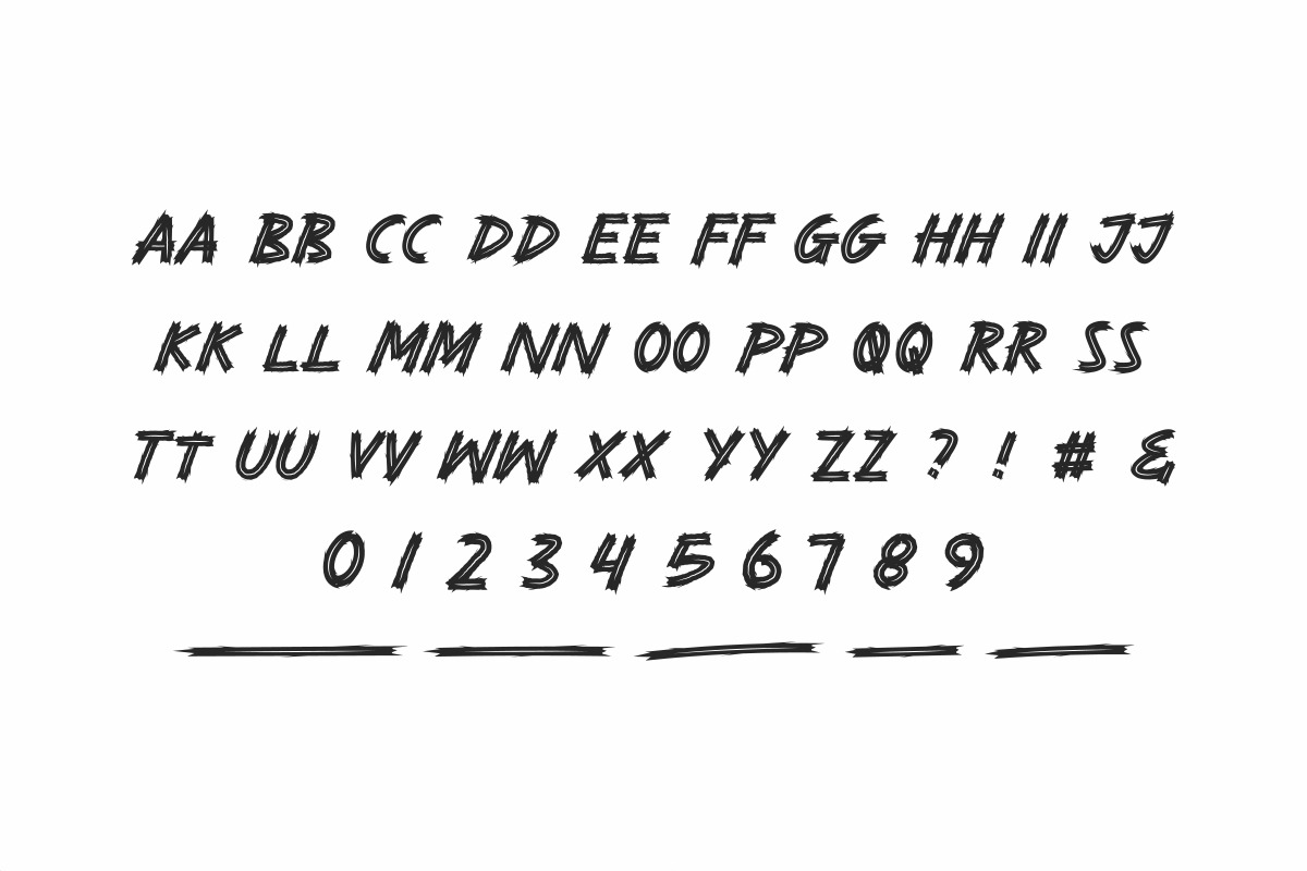 RUDERUP Grunge Font RUDERUP Grunge Font
