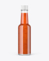 Bottle with Chilli Sauce Mockup