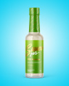 Bottle with Garlic Sauce Mockup