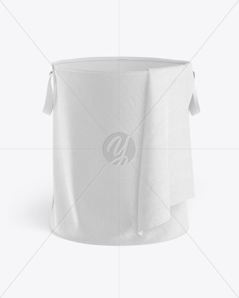 Laundry Bag w/ Towel Mockup