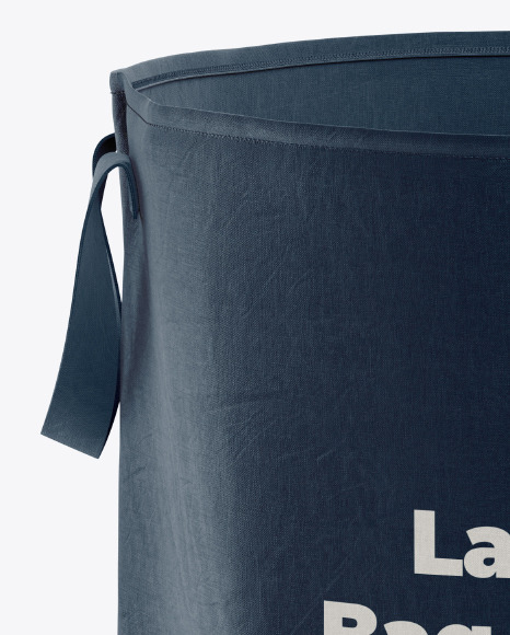 Laundry Bag w/ Towel Mockup