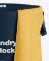 Laundry Bag w/ Towel Mockup