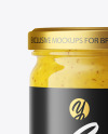 Mustard Sauce Jar Mockup