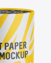 Textured Paper Tube Mockup