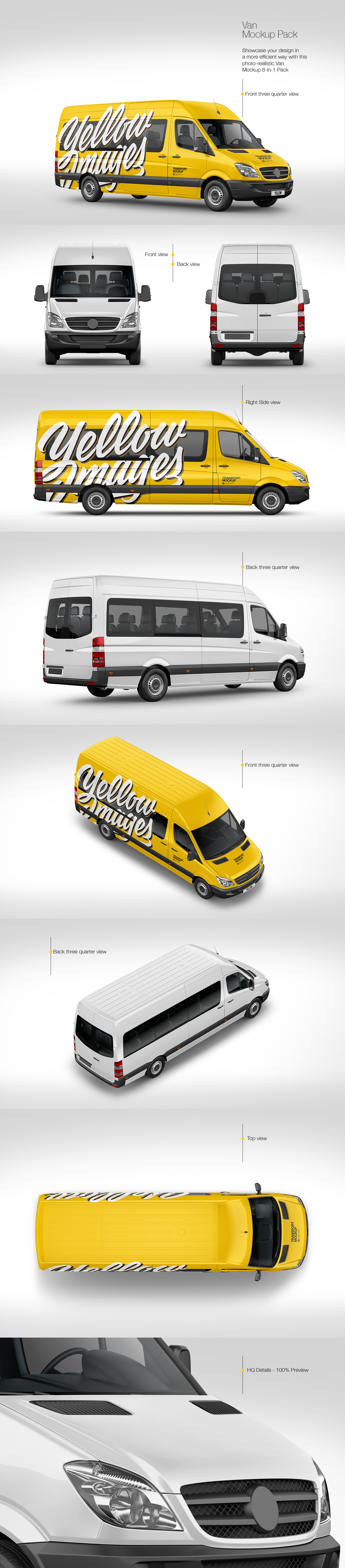 Van Mockup Pack Van Mockup Pack