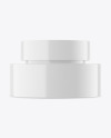 Glossy Cosmetic Jar Mockup