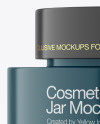 Glossy Cosmetic Jar Mockup