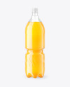 Orange Soft Drink Bottle Mockup