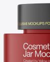 Matte Cosmetic Jar Mockup Matte Cosmetic Jar Mockup