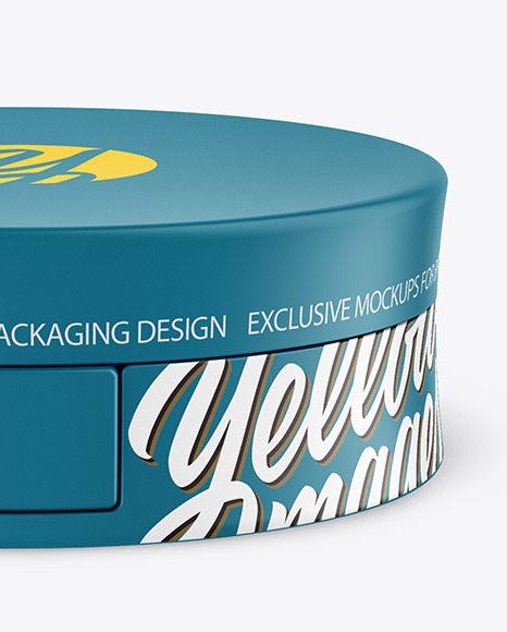 Matte Cosmetic Jar Mockup