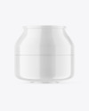 Glossy Cosmetic Jar Mockup