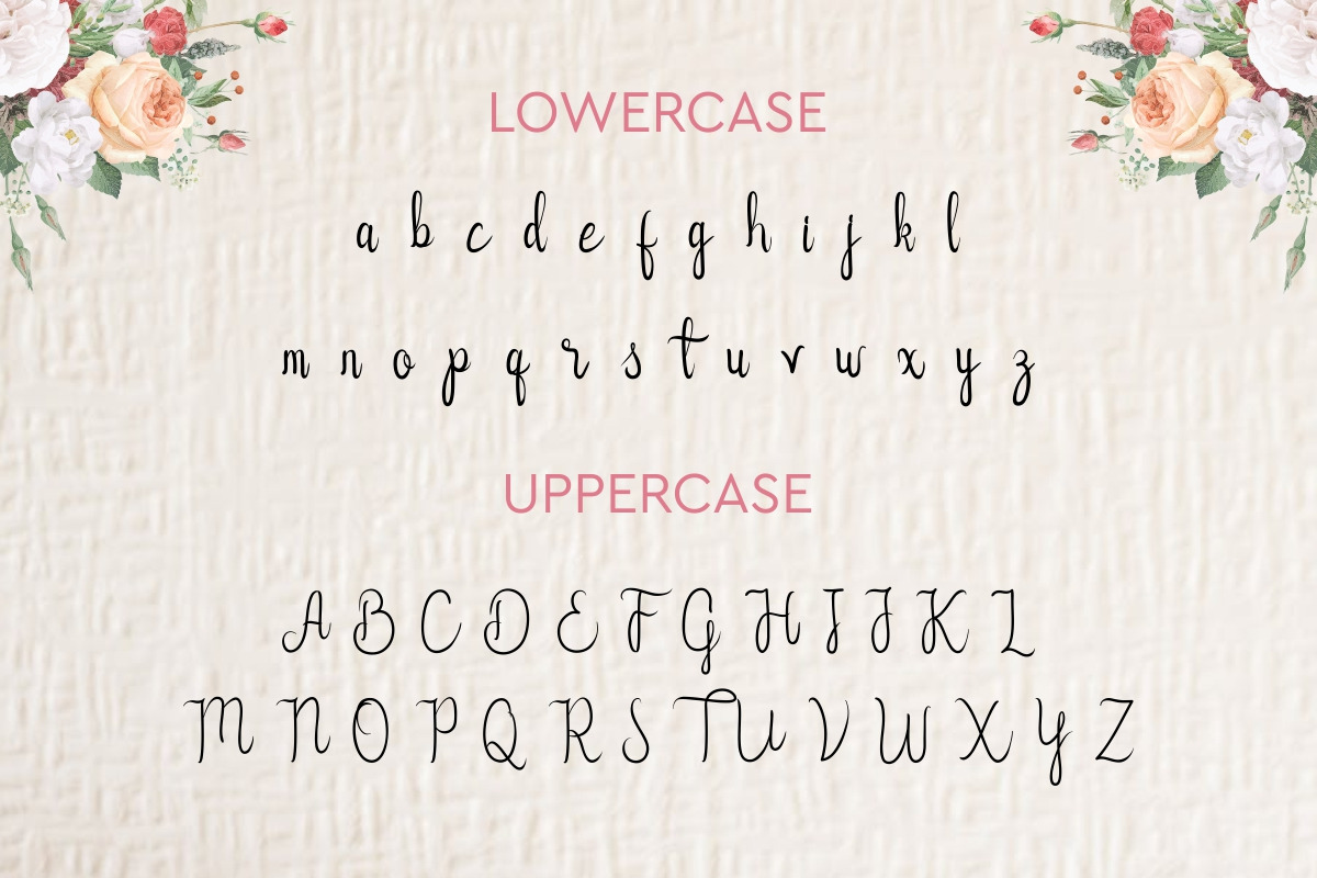 FlowerAdaline Script Font FlowerAdaline Script Font