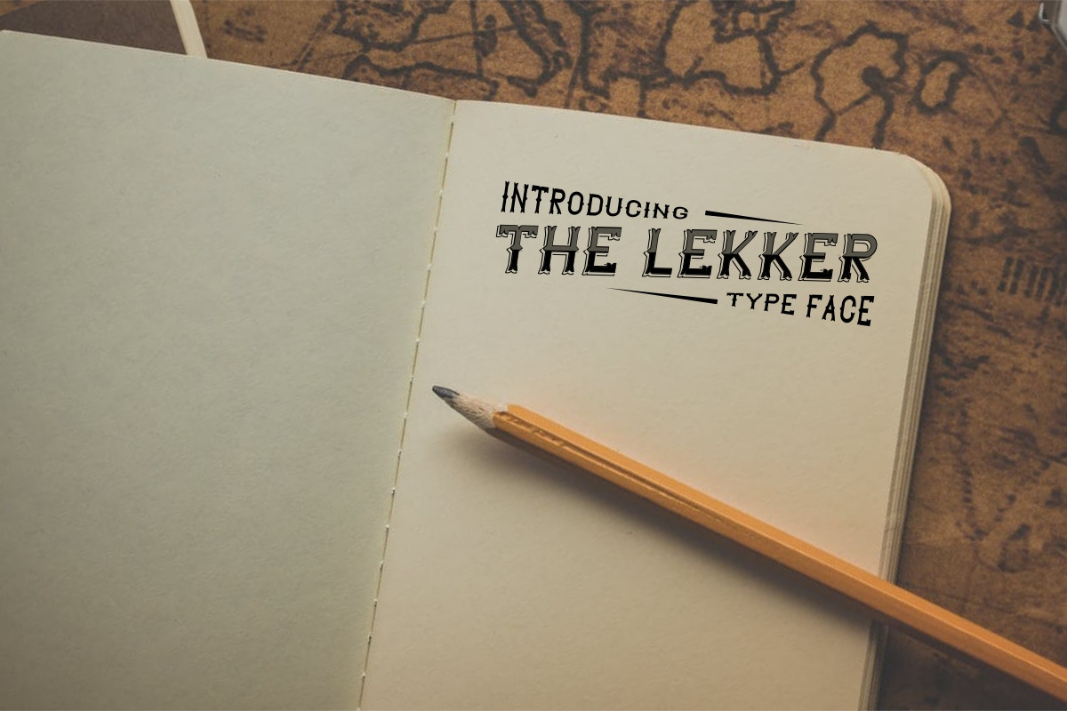 The Lekker Vintage Sans Font The Lekker Vintage Sans Font