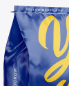 Glossy Paper Flour Bag Mockup