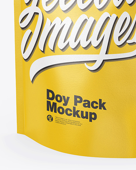 Textured Stand-Up Pouch Mockup