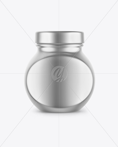 Metallic Jar Mockup