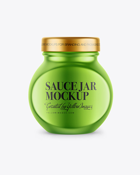 Metallic Jar Mockup