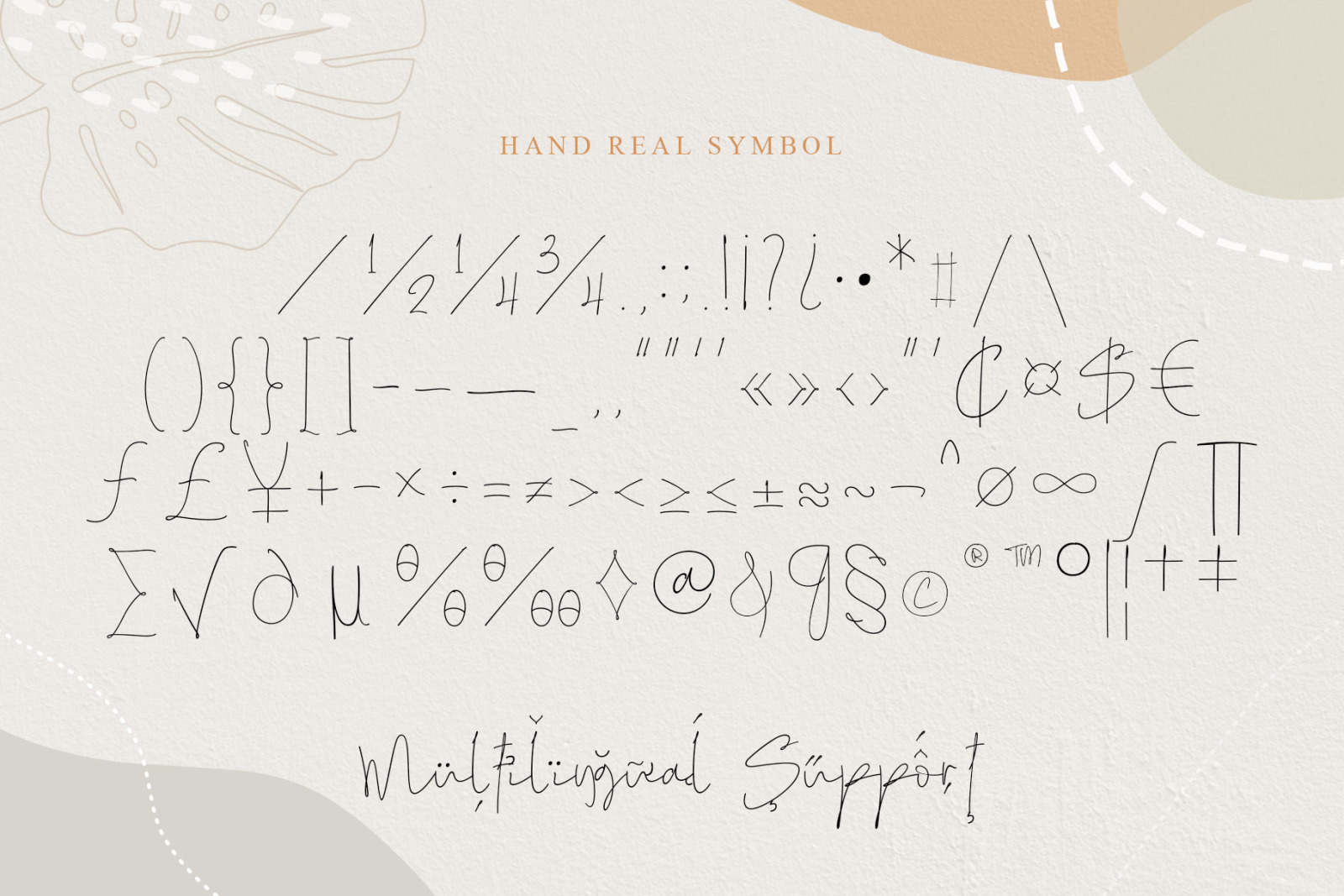 Hand Real Font Hand Real Font