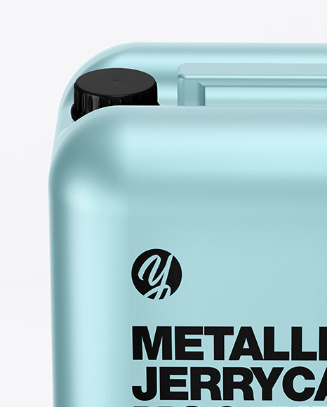 Metallic Jerrycan Mockup