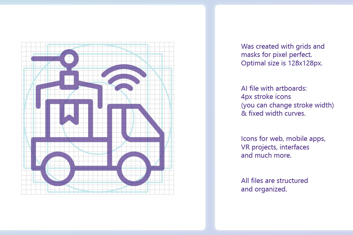 IIoT outline iconset